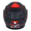 کلاه کاسکت فک متحرک ردلاین Redline ۹۳۷ - مشکی قرمز کد 2