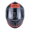 کلاه کاسکت فک ثابت اکسیس سونار AXXIS SONAR - مشکی قرمز