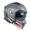 کلاه کاسکت فک جدا شونده راپیدو Rapido 890 - طرح shark